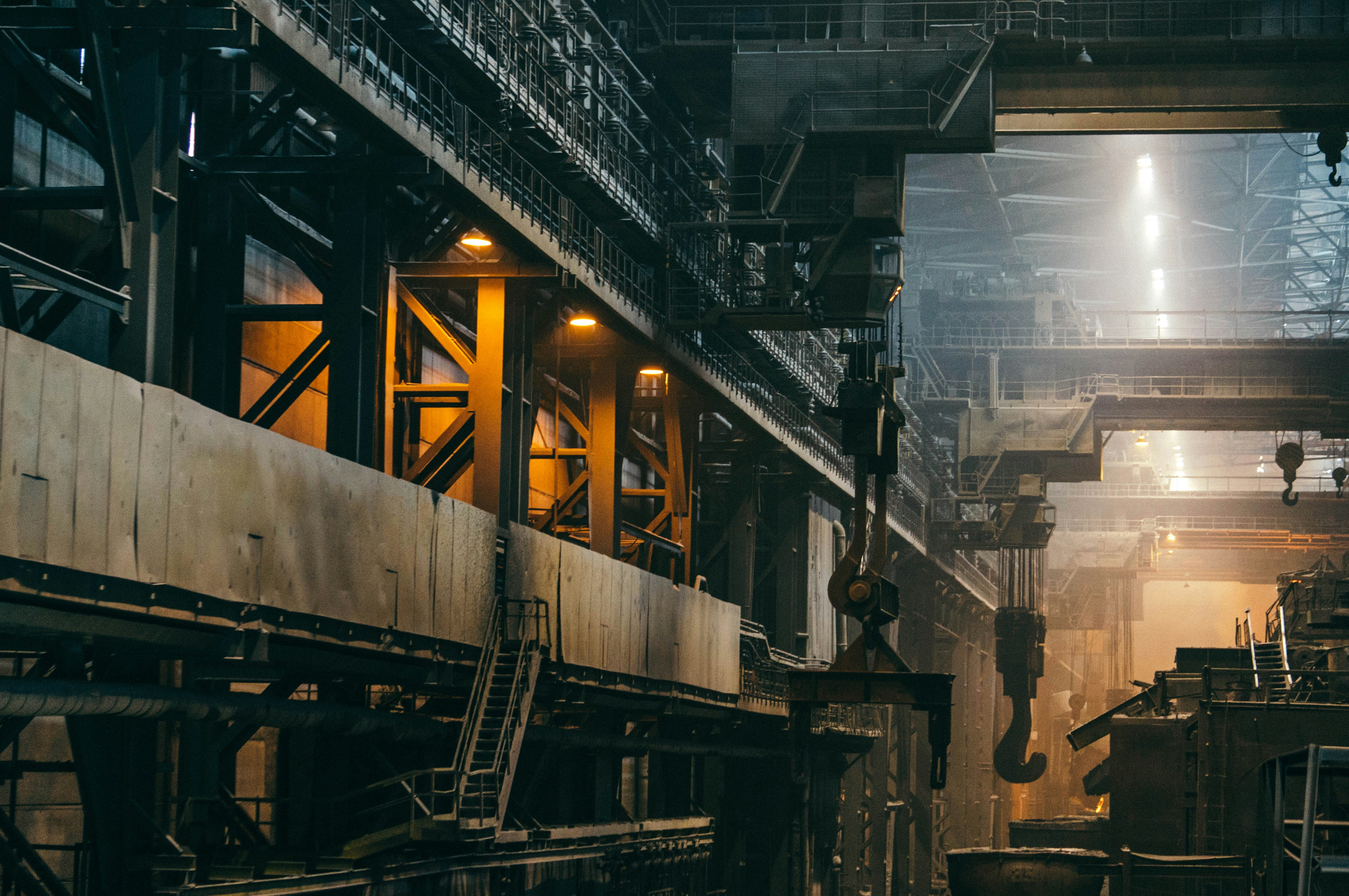 Industrial workspace representing automotive and tire service businesses